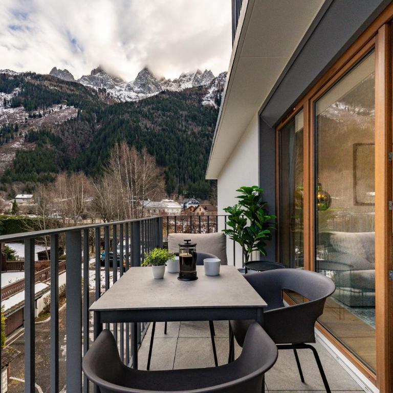 Residence Blanc Mont Blanc - Apartment mit 2 Schlafzimmern und Bergblick - 13