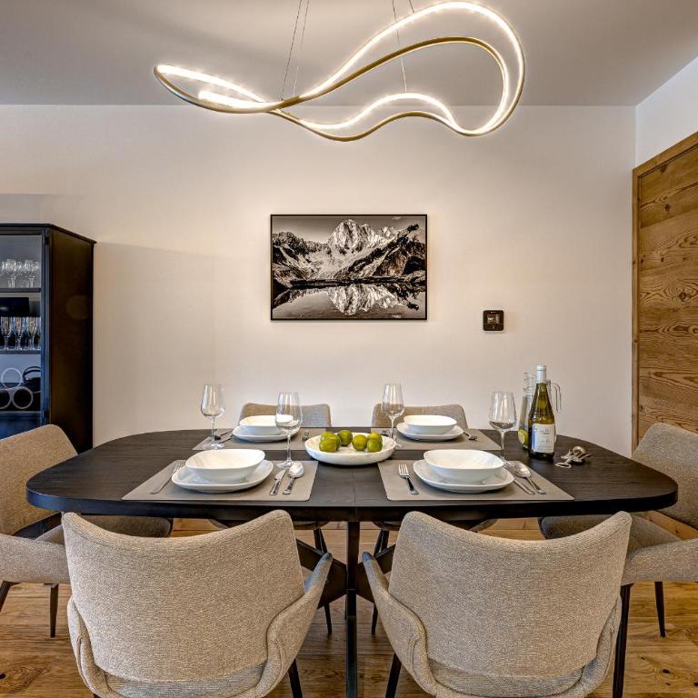 Residence Blanc Mont Blanc - Apartment mit 2 Schlafzimmern und Bergblick - 3
