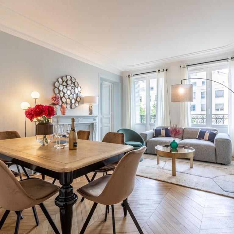 A4#Premium#Arc de Triomphe#ChampsElysées#3Bedrooms#AC - Three-Bedroom Apartment - 1