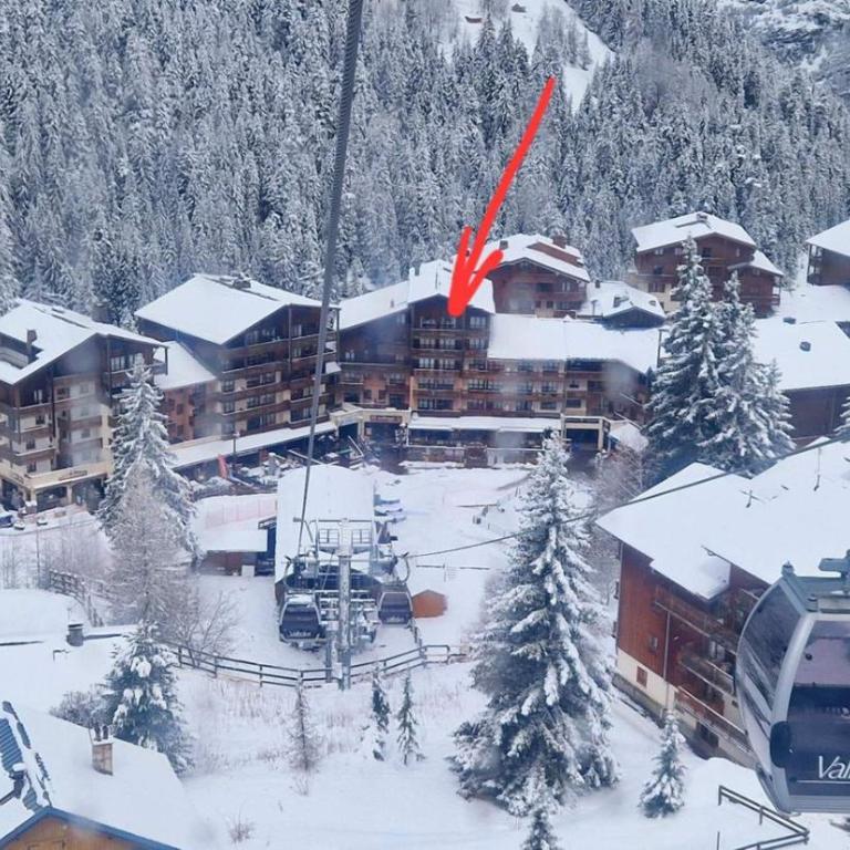 Valfréjus face à la télécabine, wifi, 2 petites chambres - Appartement 2 Chambres avec Vue sur la Montagne - 2