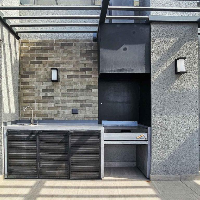 HOM I 2D2B Full equipado, Estacionamiento, Wifi, Gimnasio, Santiago Centro - Apartment - 55