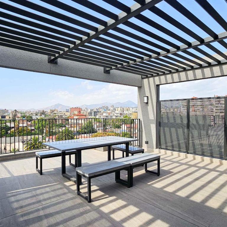 HOM I 2D2B Full equipado, Estacionamiento, Wifi, Gimnasio, Santiago Centro - Apartment - 56