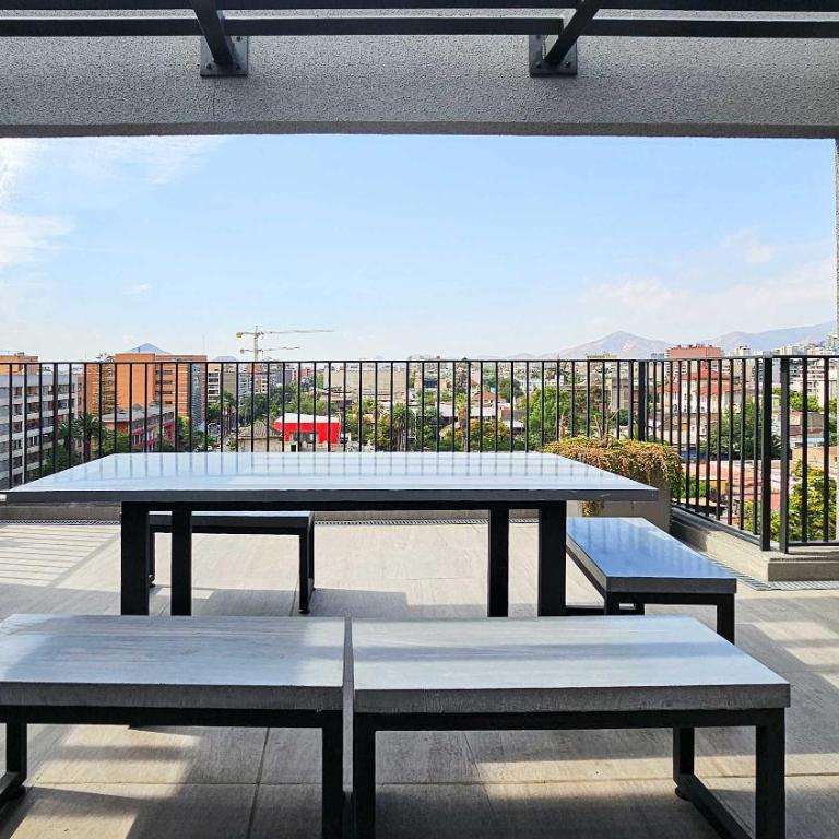 HOM I 2D2B Full equipado, Estacionamiento, Wifi, Gimnasio, Santiago Centro - Apartment - 57