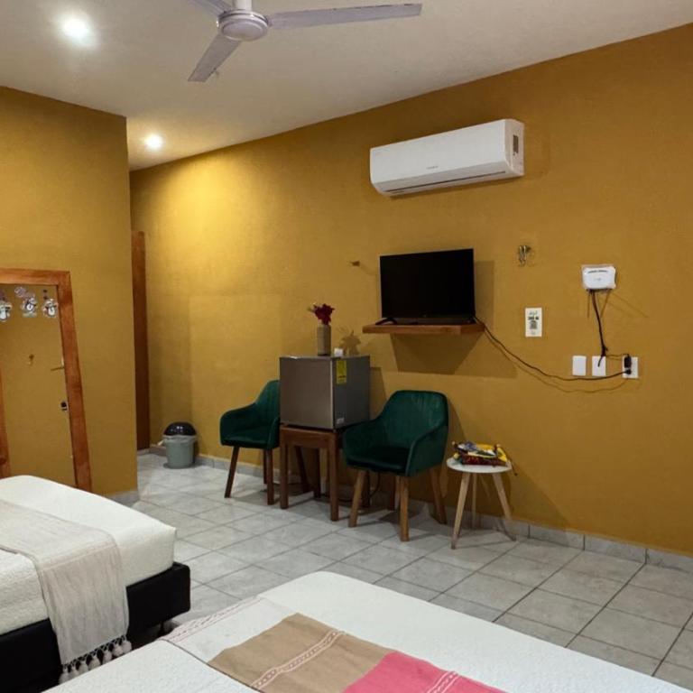 Hacienda Zazil - Habitación Doble con baño privado - 2 camas - 2