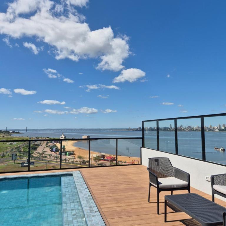 Espectacular departamento con vista al rio y playa San Jose! - One-Bedroom Apartment - 1