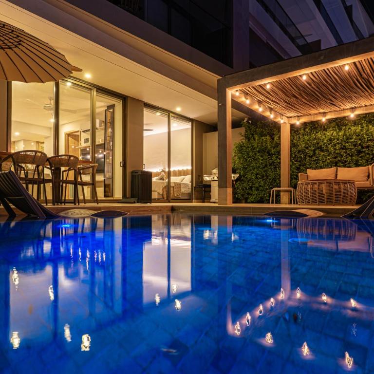 Deluxe en MorrosEos con piscina privada y salida a la playa - Two-Bedroom Apartment with Private Pool - 5