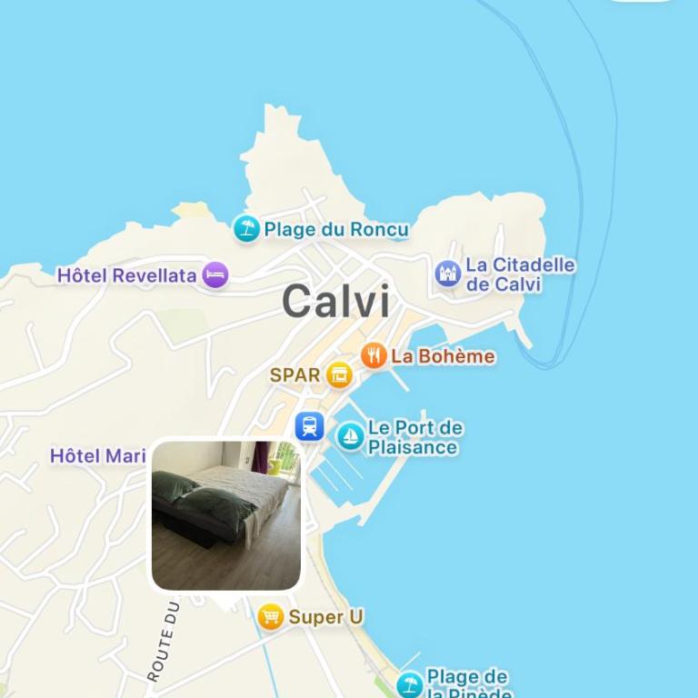Studio Paradis à Calvi Parking privé en option - GR20 Télétravail - Estudio con balcón - 16