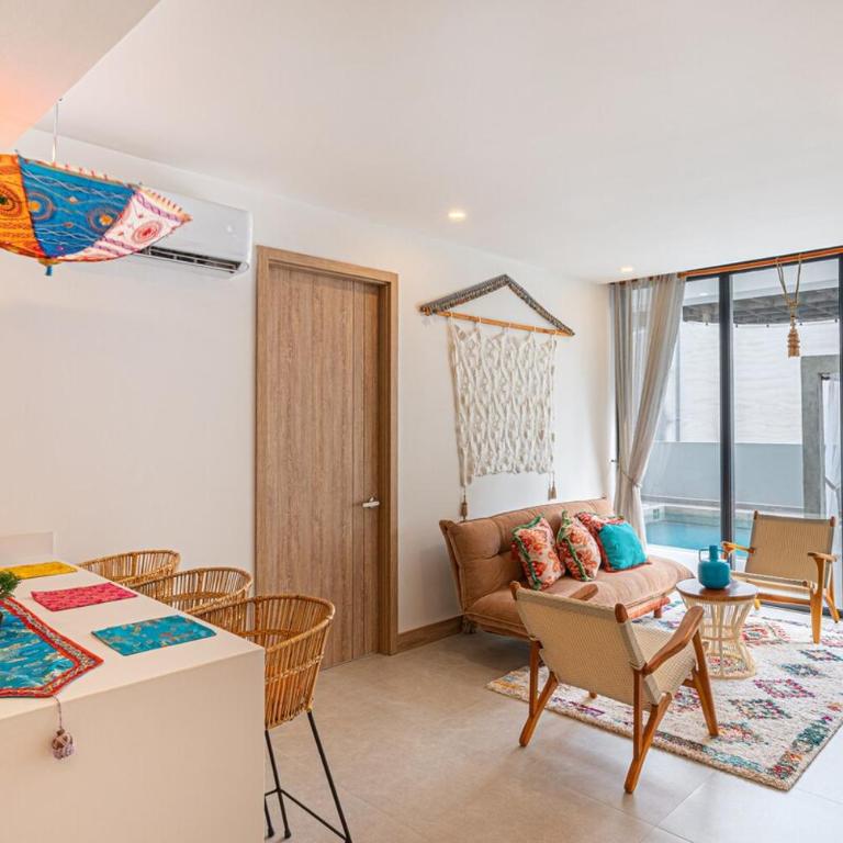 Bohemian 2BR - Morros Kai - Private pool & parking - Two-Bedroom Apartment with Private Pool - 32