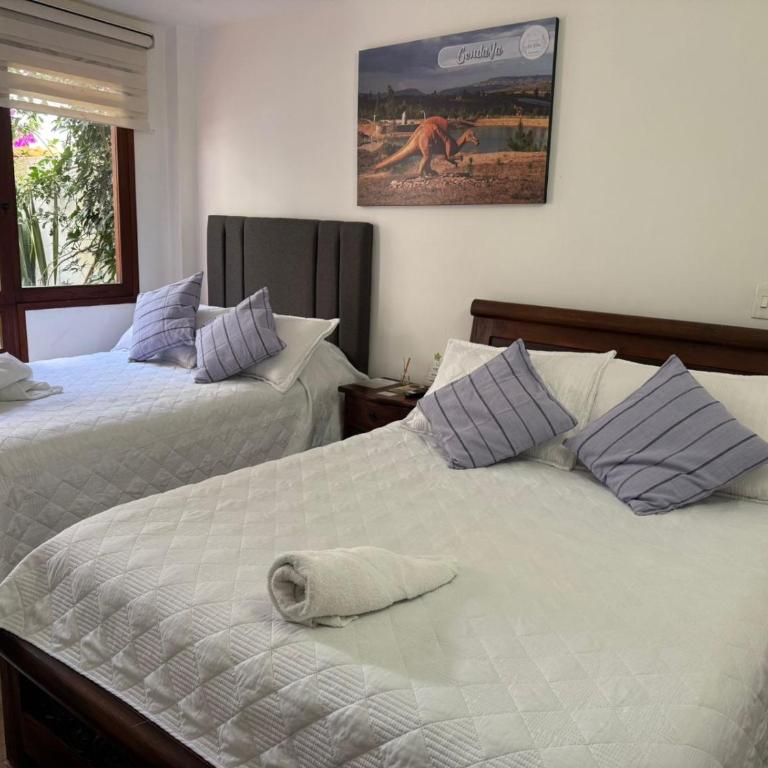 Casa Hotel El Encanto de Villa - Standard Twin Room with Garden View - 2