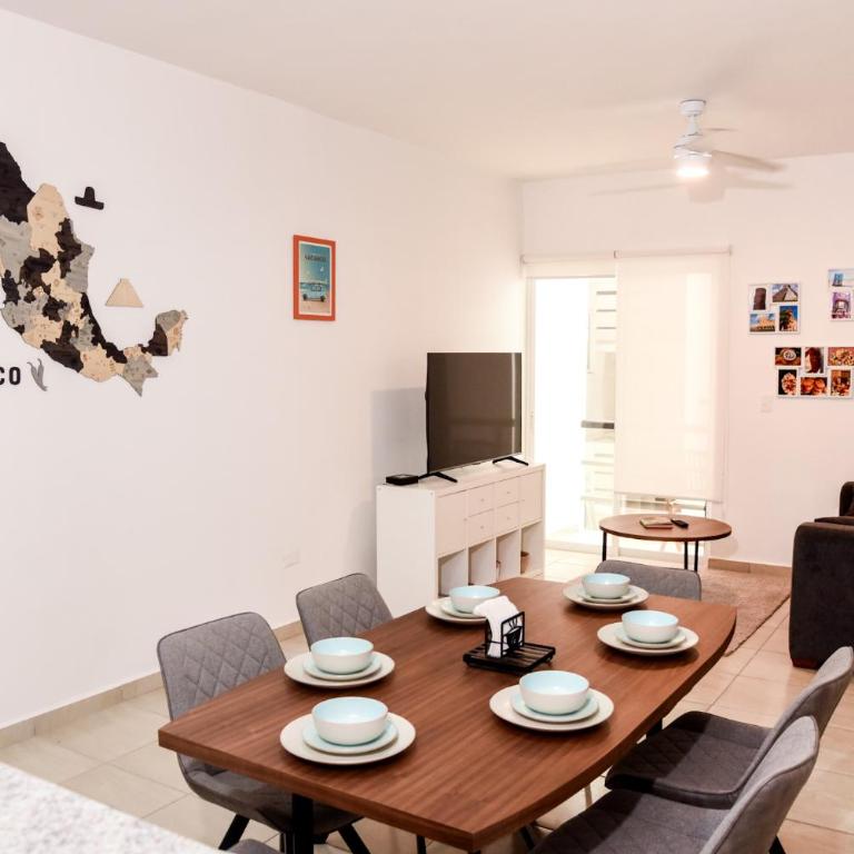 Moderno depa cerca del mar - Two-Bedroom Apartment - 14