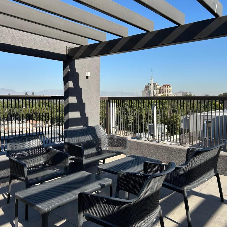 Santiago Centro King Suite cerca del Movistar Arena - One-Bedroom Apartment - 23