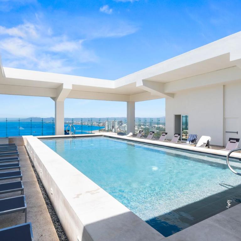Modern Apartment with Ocean Views - Harbor - Hotel Zone - One-Bedroom Apartment - 23