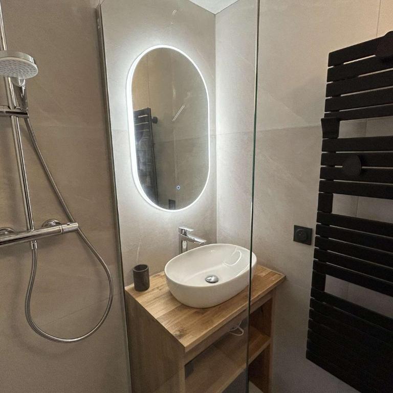 Studio cabine rénové aux Saisies pour 4 pers, terrasse - One-Bedroom Apartment - 8
