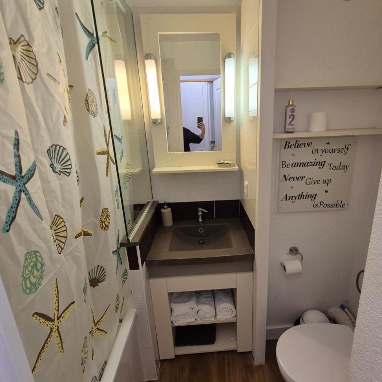 Cannes Francia - Vue mer - Piscine - Clim - Parking - Apartment mit 1 Schlafzimmer - 10