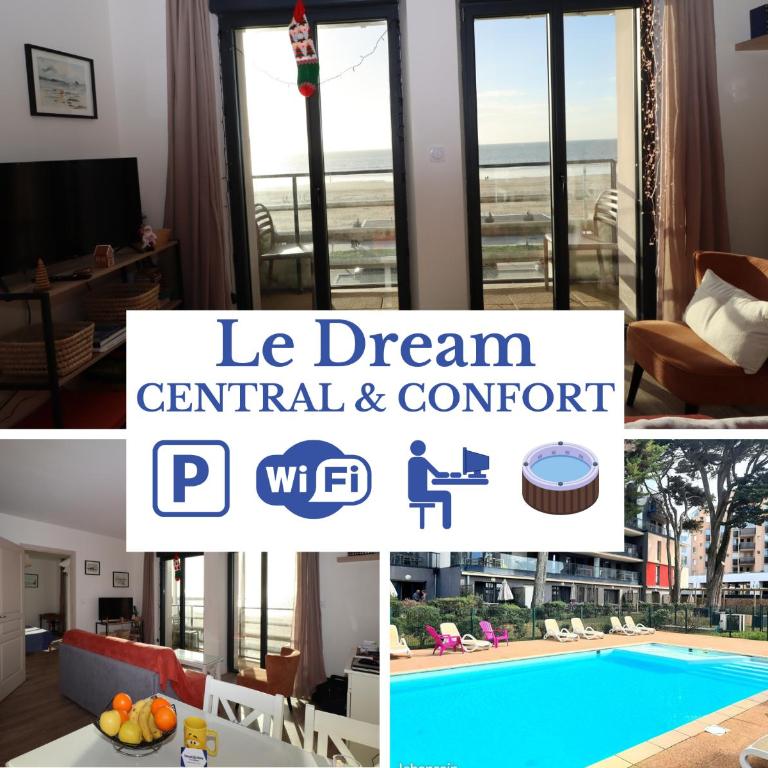 Le Dream by TAH - Face mer avec balcon, parking et WIFI - Apartment mit 1 Schlafzimmer - 6
