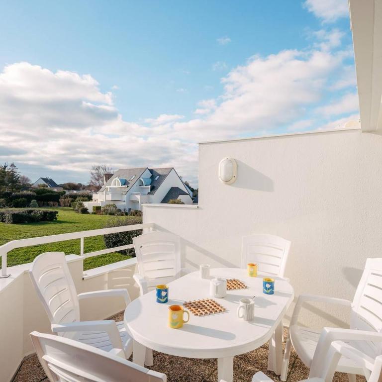 Carnac: Duplex 3 pièces avec piscine chauffée, balcon, proche plage et thalasso - FR-1-477-26 - Apartamento - 1