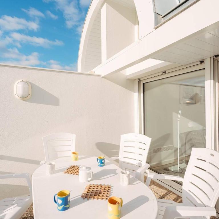Carnac: Duplex 3 pièces avec piscine chauffée, balcon, proche plage et thalasso - FR-1-477-26 - Apartamento - 7