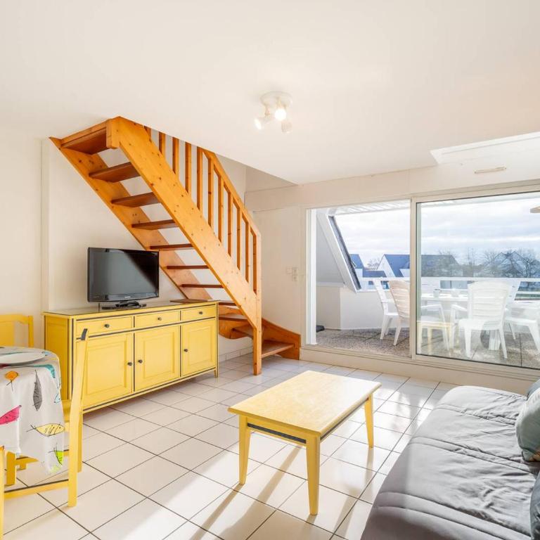 Carnac: Duplex 3 pièces avec piscine chauffée, balcon, proche plage et thalasso - FR-1-477-26 - Apartamento - 13