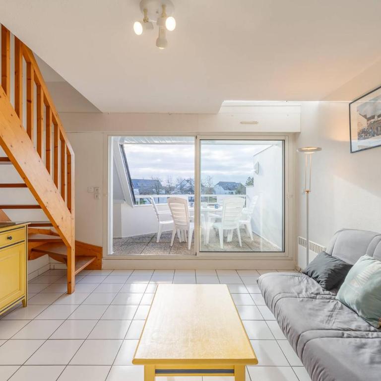 Carnac: Duplex 3 pièces avec piscine chauffée, balcon, proche plage et thalasso - FR-1-477-26 - Apartamento - 14