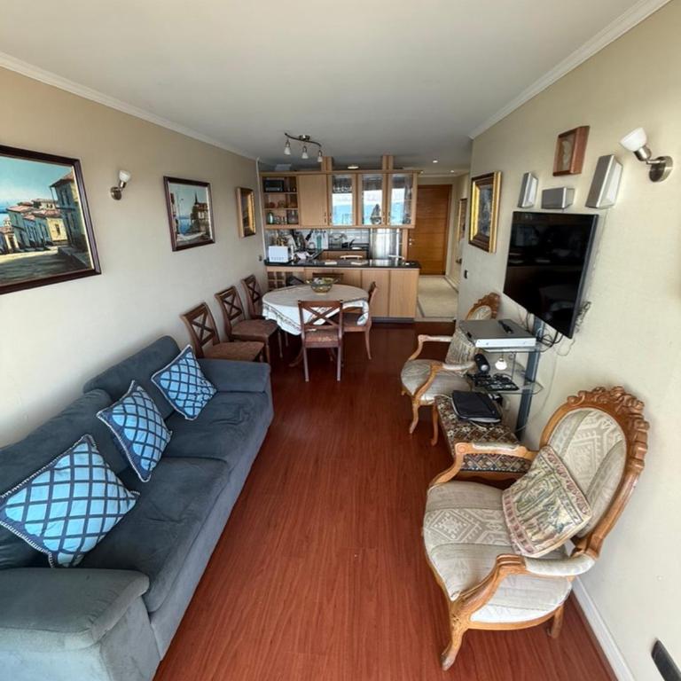 Departamento Viña del Mar - Two-Bedroom Apartment with Balcony and Sea View - 6