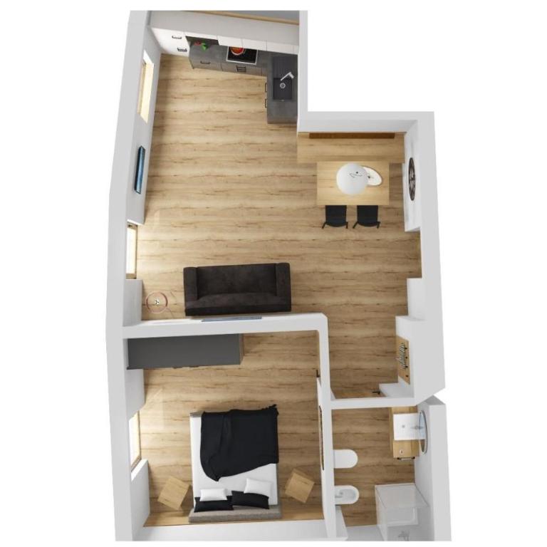 Wonga Apartments - Appartamento con 1 Camera da Letto e Balcone - 2