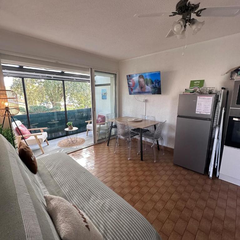 Spacious apartment - Av de la Méditerranée - air conditioning - WiFi- parking - Appartement 2 Chambres - 4