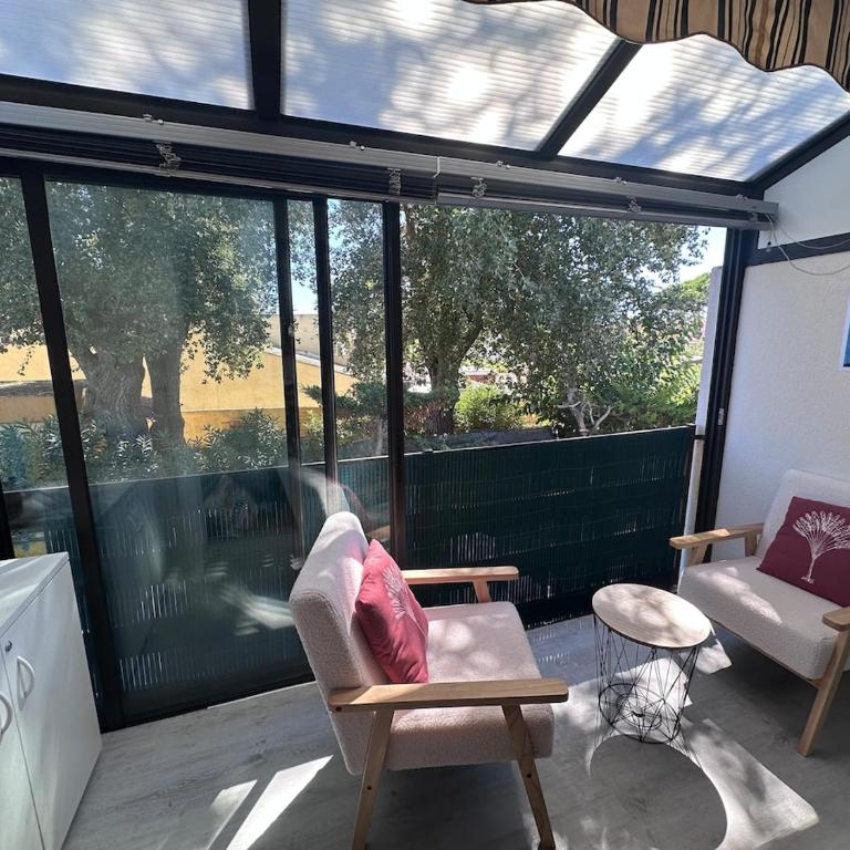 Spacious apartment - Av de la Méditerranée - air conditioning - WiFi- parking - Appartement 2 Chambres - 22