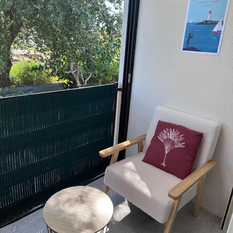 Spacious apartment - Av de la Méditerranée - air conditioning - WiFi- parking - Appartement 2 Chambres - 33