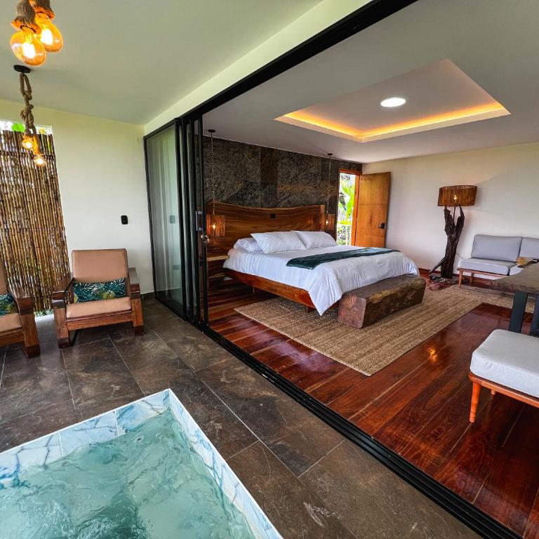 El Edén Country hotel y Club Residencial - Suite Deluxe con bañera de hidromasaje - 1