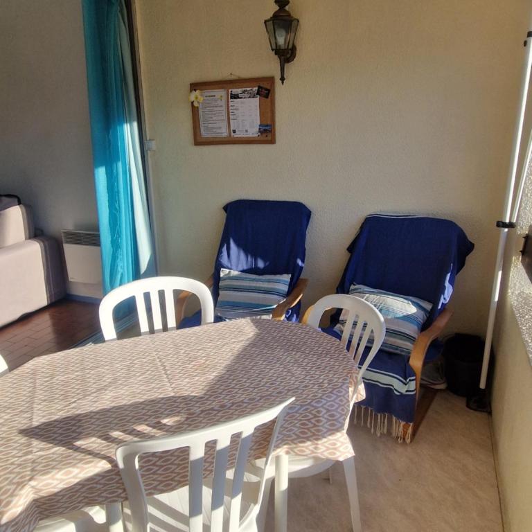 Agréable Studio Cabine - Clim-Piscine-Parking - proche Plage RICHELIEU - Appartement - 14