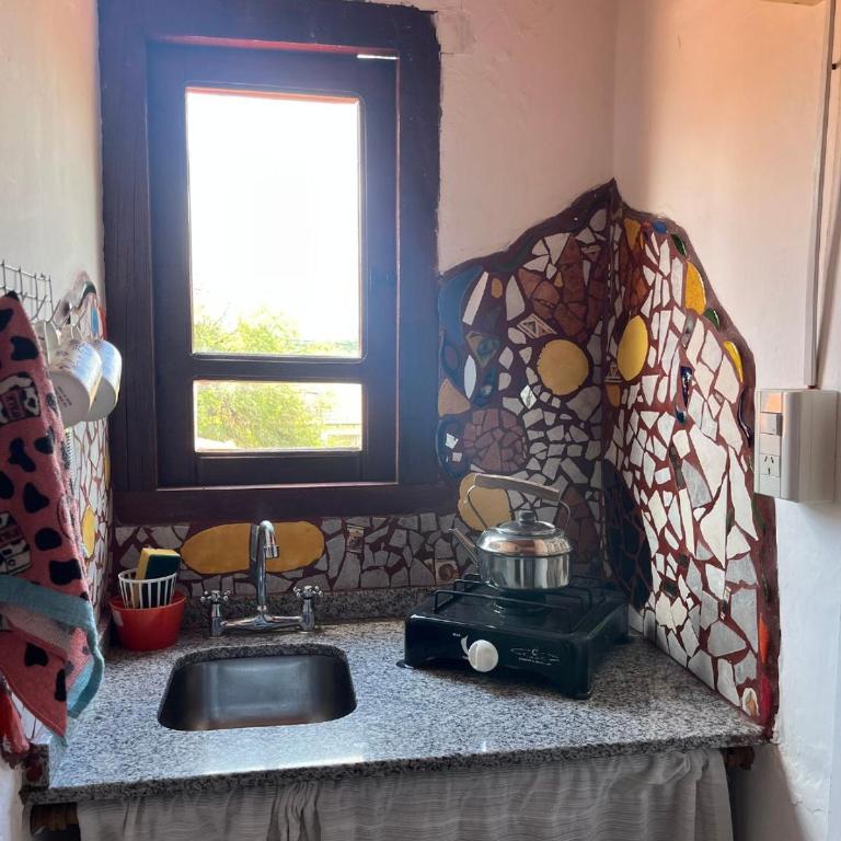 Casa rústica y departamento con wifi, cochera y asador a metros del río Mina Clavero - Casa con 1 dormitorio - 4