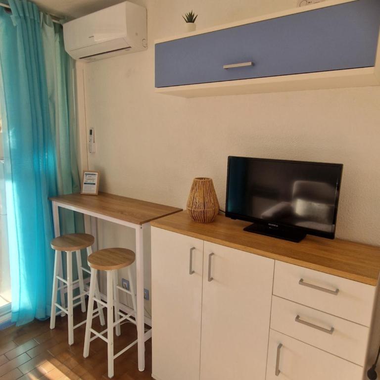 Agréable Studio Cabine - Clim-Piscine-Parking - proche Plage RICHELIEU - Appartement - 6
