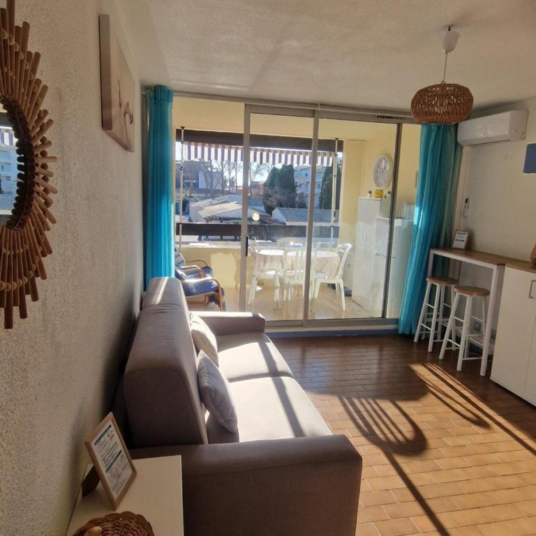 Agréable Studio Cabine - Clim-Piscine-Parking - proche Plage RICHELIEU - Appartement - 3