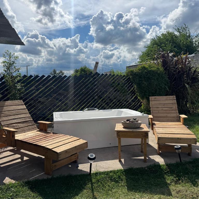 Cabaña-2 personas-Jacuzzi-Tranquilidad - Apartamento de 1 dormitorio - 13