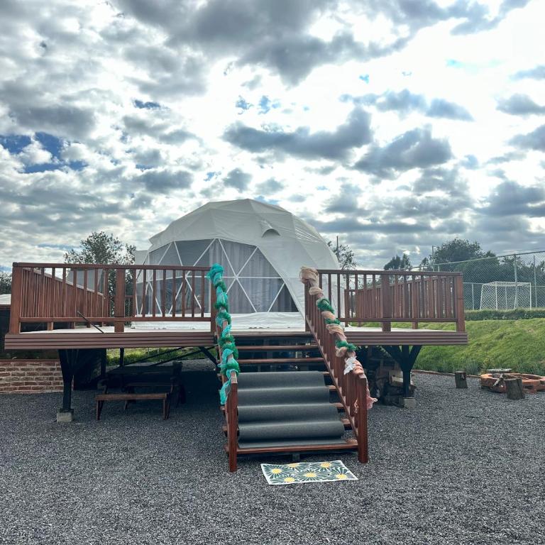 La cabaña de Ciela G glamping con jacuzzi y croquet - One-Bedroom Apartment - 18