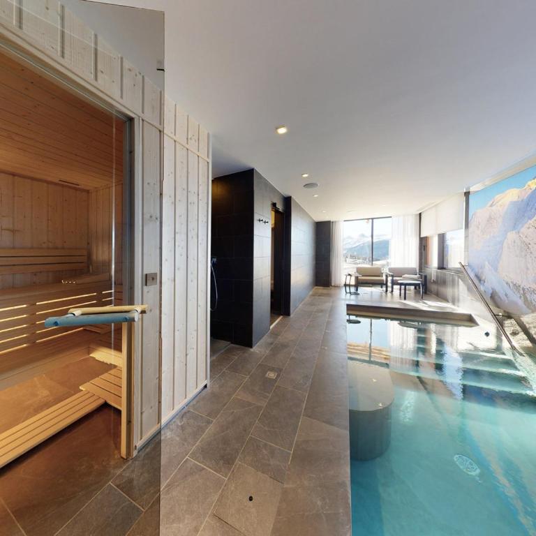 Chalet spacieux à Arc 1800 avec piscine intérieure et sauna - FR-1-866-3 - Chalet - 6