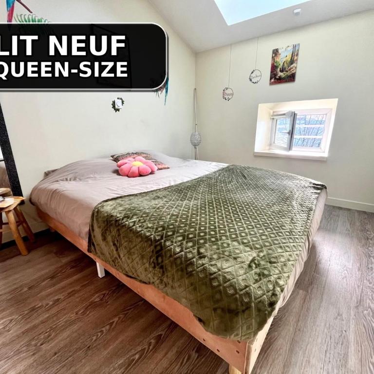 Le Repaire, Rives, 4 pers, Calme, Lit Queen et BZ - Appartement 1 Chambre - 10