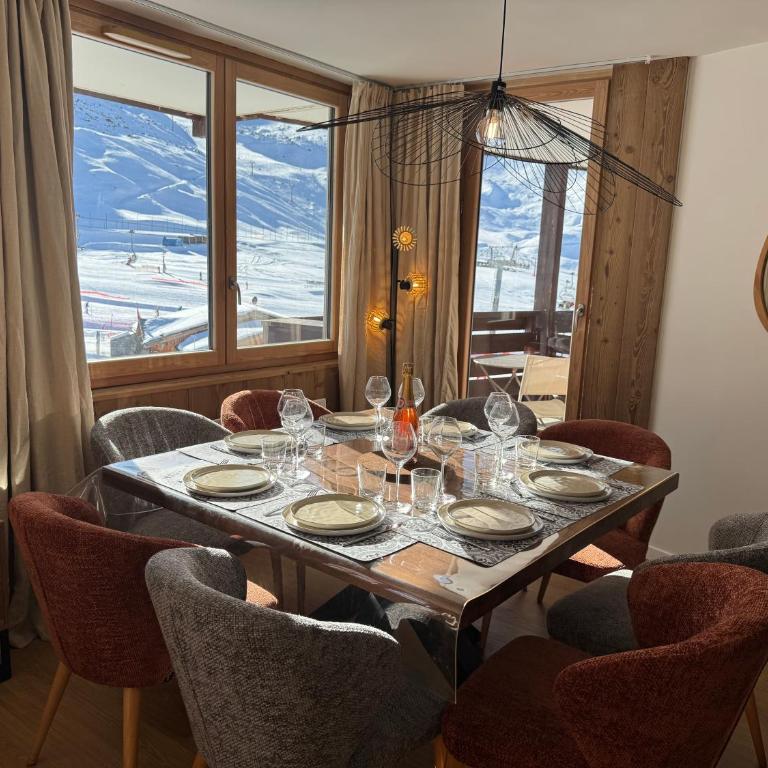 Appartement neuf et cosy les Tommeuses vue splendide, sur piste, Tignes Val Claret - Appartamento con 2 Camere da Letto e con Vista Montagna - 5