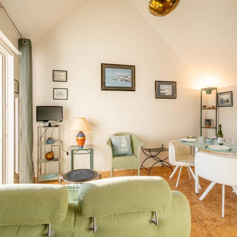 Carnac : Appt 2P+Mezz, Plage à 100m, Parking, Animaux admis - FR-1-477-56 - Apartment (4 Adults) - 8