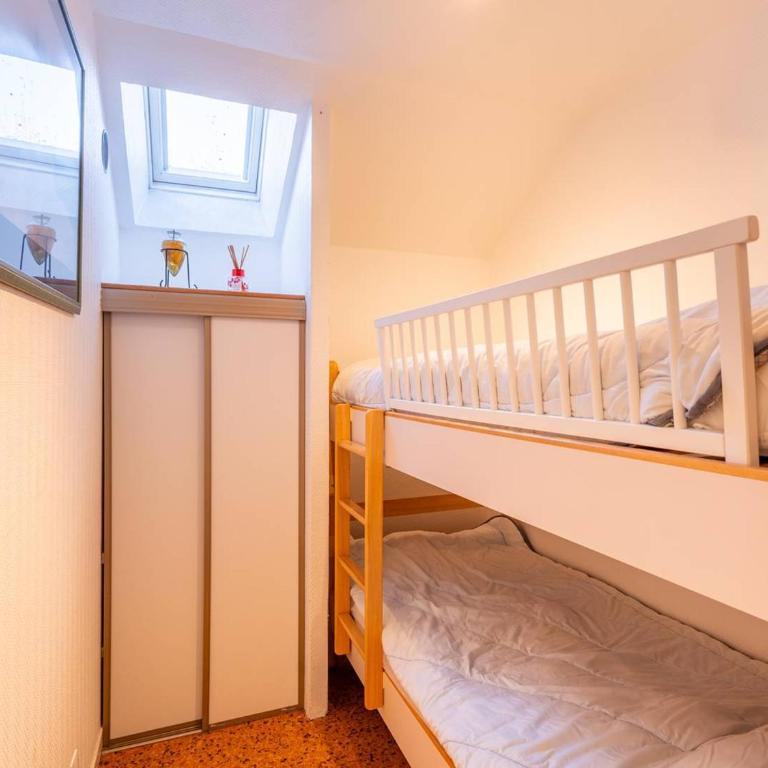 Carnac : Appt 2P+Mezz, Plage à 100m, Parking, Animaux admis - FR-1-477-56 - Apartment (4 Adults) - 11