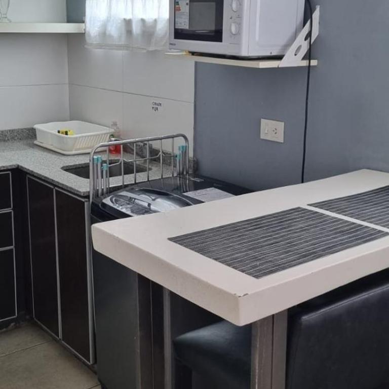 Depto Güemes a 7 cuadras de la playa, PB, con patio - Apartamento de 2 dormitorios - 7