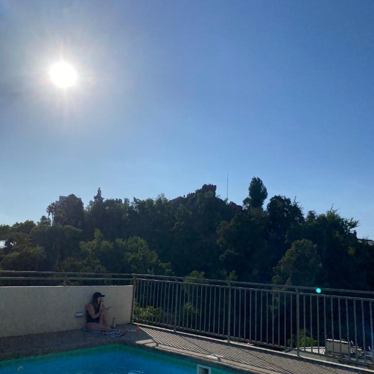 Exquisito y cómodo studio amoblado en Lastarria - Apartamento Estudio con cama grande - 11