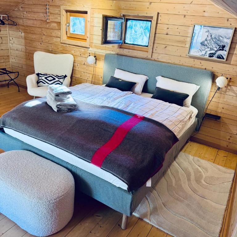 Hüttli Chalet Weitblick 10 Minuten zur Skigondel und Aletschgletscher - Apartment mit 1 Schlafzimmer - 12
