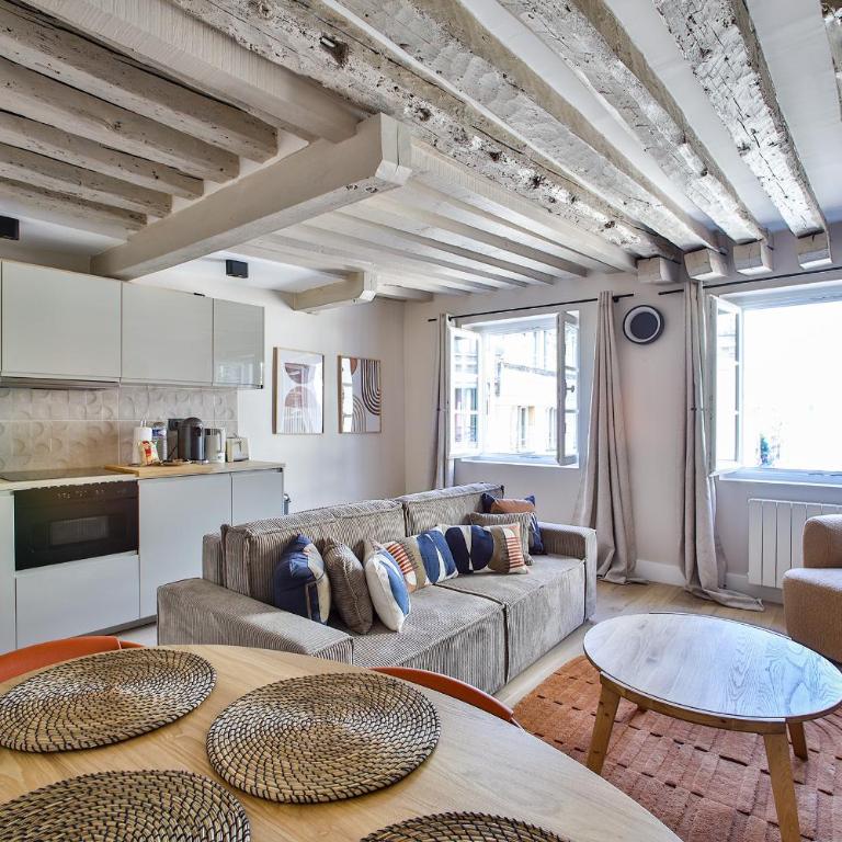 Heart of Marais a Large 1-Bedroom Apartment - Apartment mit 1 Schlafzimmer - 13