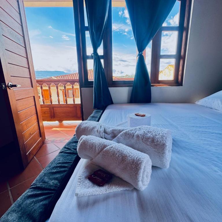 Hostal Villa de Leyva - Family Suite with Balcony - 6