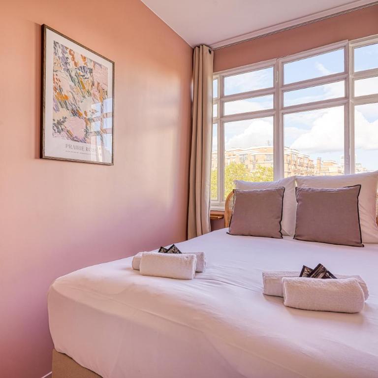 Bright apartment 2 bedrooms & air conditioning Paris 17 - Appartement 2 Chambres - 17