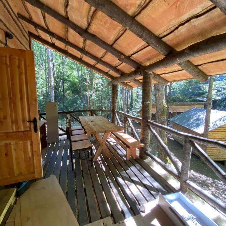 Aventura mágica! Cabañas del bosque con ribera - One-Bedroom House - 13