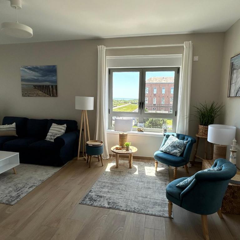 Les Terrasses du Phare, vue mer et accès direct plage, garage, accès PMR - Apartment mit Meerblick - 6