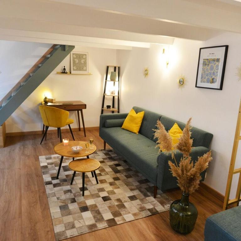 Une pause rémoise cocooning au centre ville - Apartment mit 1 Schlafzimmer - 1
