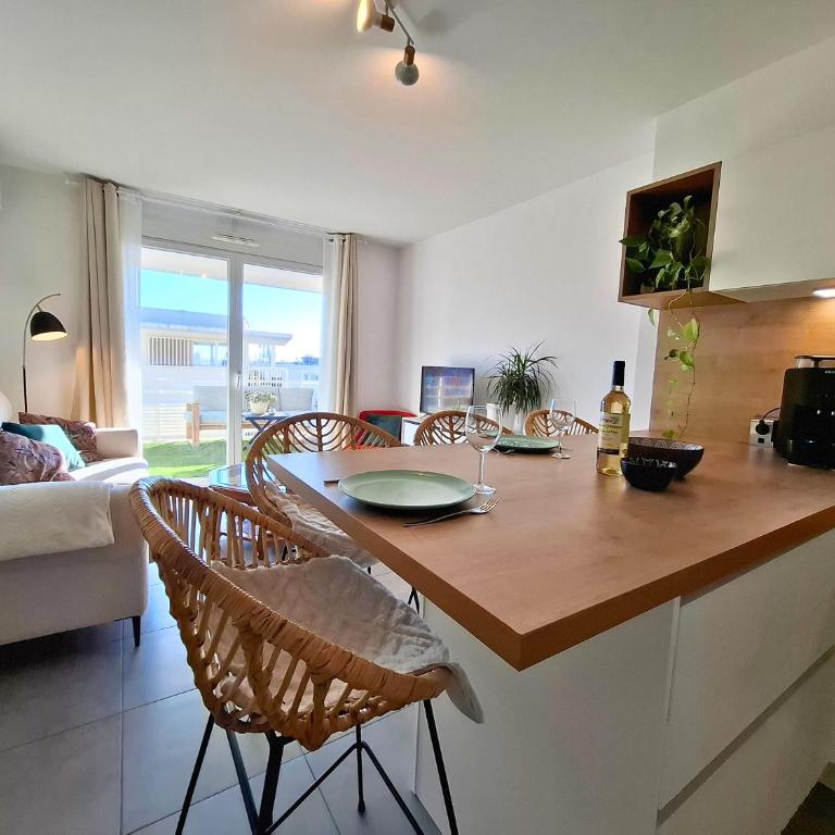 T2 confort proche centre & plages, parking, clim - Apartment mit 1 Schlafzimmer - 7